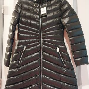 Mackage Shiny Black Puffer Coat